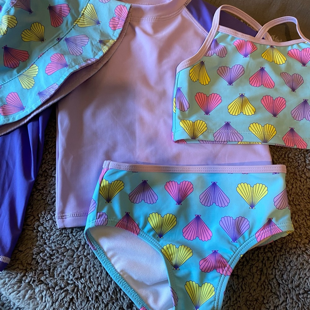 Joe Fresh 4 pc toddler swimsuit